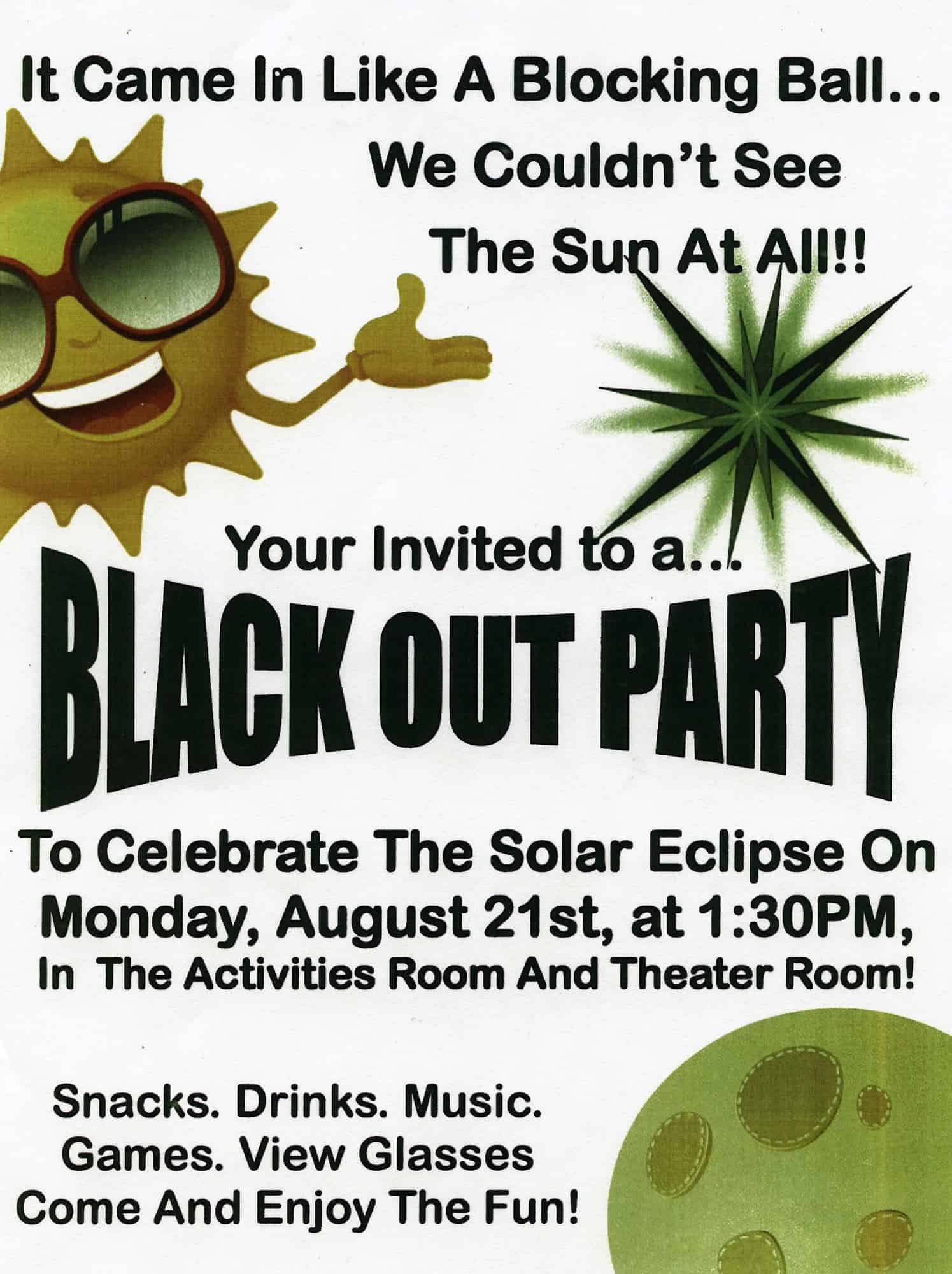 Total Eclipse of the Sun' sets on Colonial Courtyard at Bedford -  IntegraCare