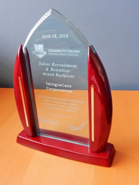 Engaging Pittsburgh Talent and Retention award for IntegraCare Senior Living's CAR Program