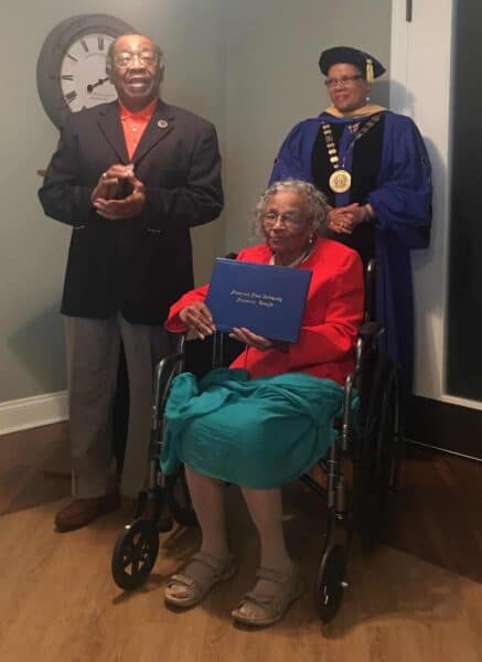 Candle Light Cove senior earns honorary degree at age 97