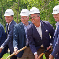 John Degen, 4th from left, at ceremonial ground breaking for Bay Village Assisted Living in Annapolis, MD