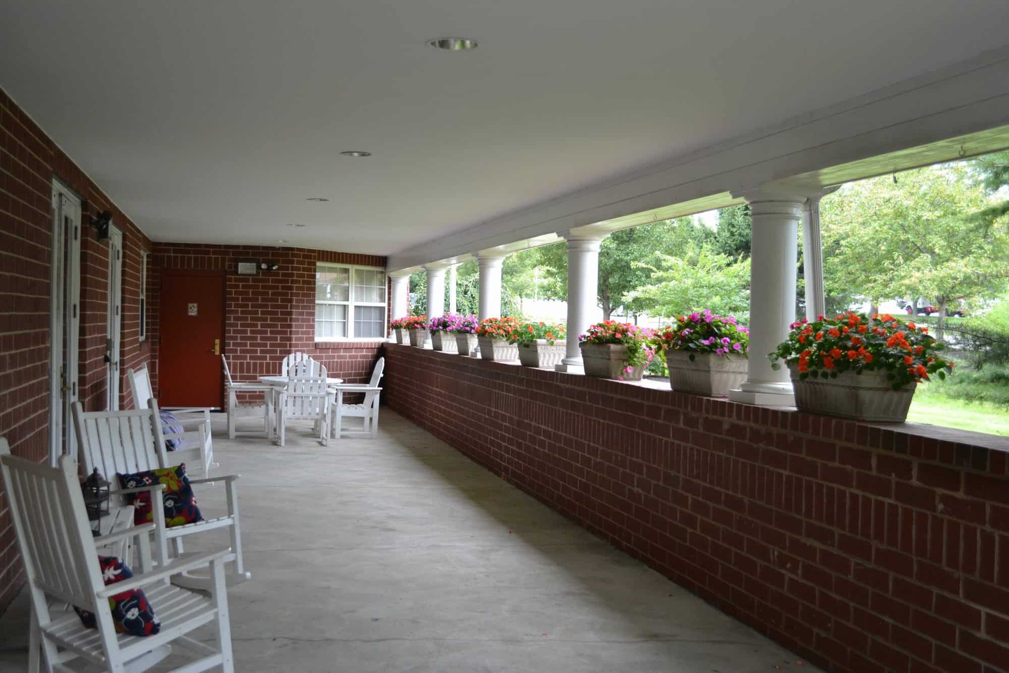 exton senior living porch
