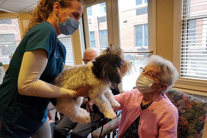 The_Pines_Of_Mount dog with woman