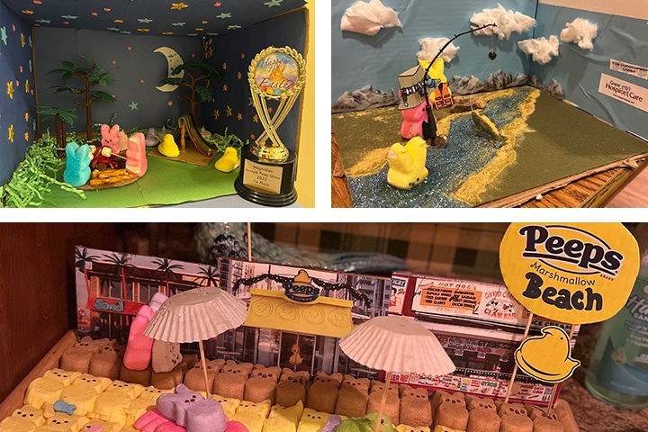 peeps picture collage