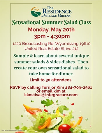 Sensational Summer Salad Class