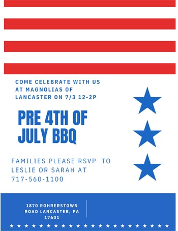 Pre 4th of July BBQ