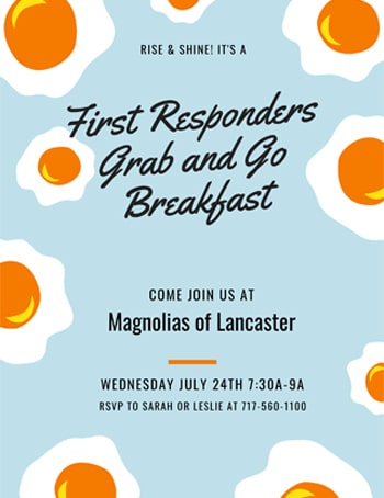 First Responders Grab & Go Breakfast