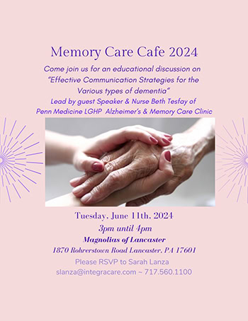 Memory Care Cafe 2024