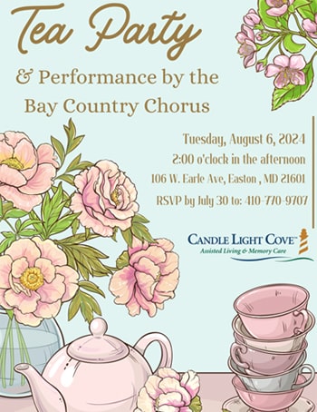 Tea Party & Performance by the Bay Country Chorus