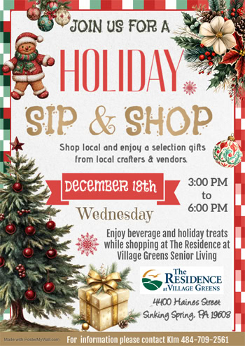 Holiday Sip & Shop