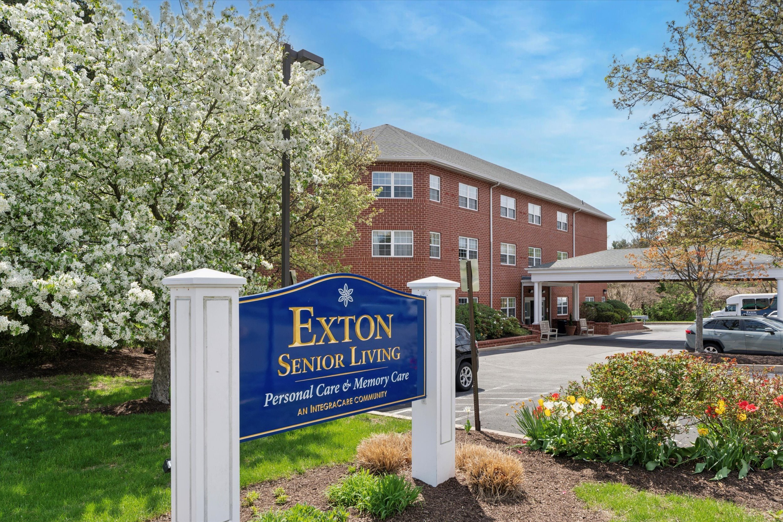 Exterior view of Exton Senior Living