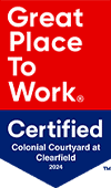 Colonial Courtyard certification badge