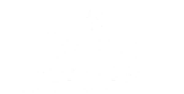 Exton Senior Living whiteout logo