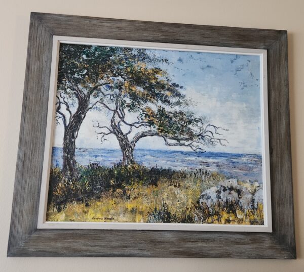 An original piece of art by Glen Mills resident