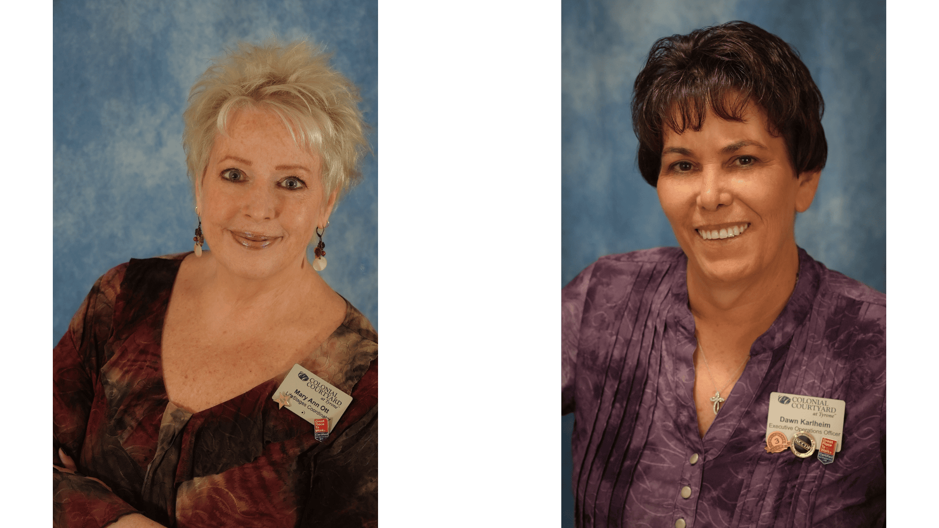 ICC - EOO Dawn Karlheim and Mary Ann Ott, Life Stories Director.