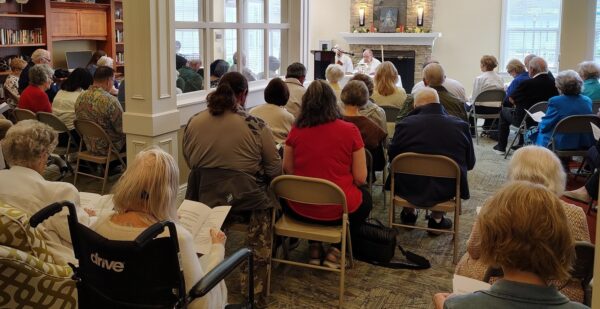 Attendees at Monsignor Henry Krebs at CCC