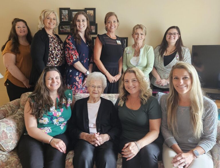 Group of women posing for photo