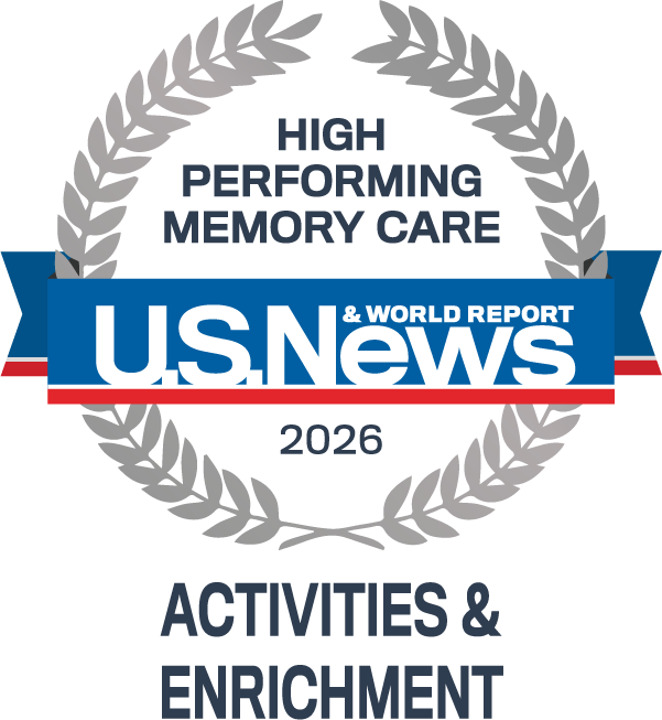 High performing Memory Care activites and enrichment 2026 award