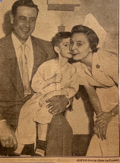 Ida McClure 1957 Newspaper clip