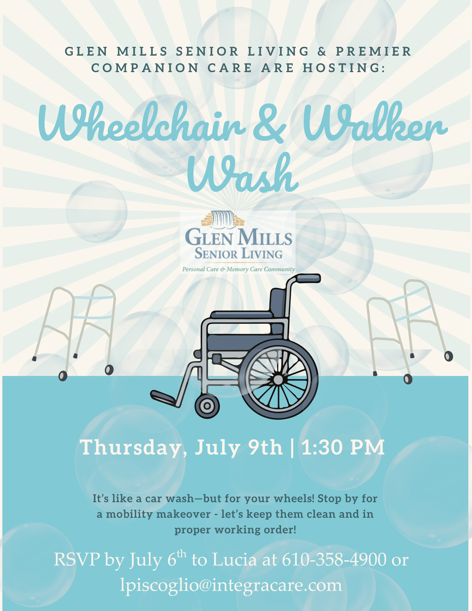 Wheelchair and Walker Wash!