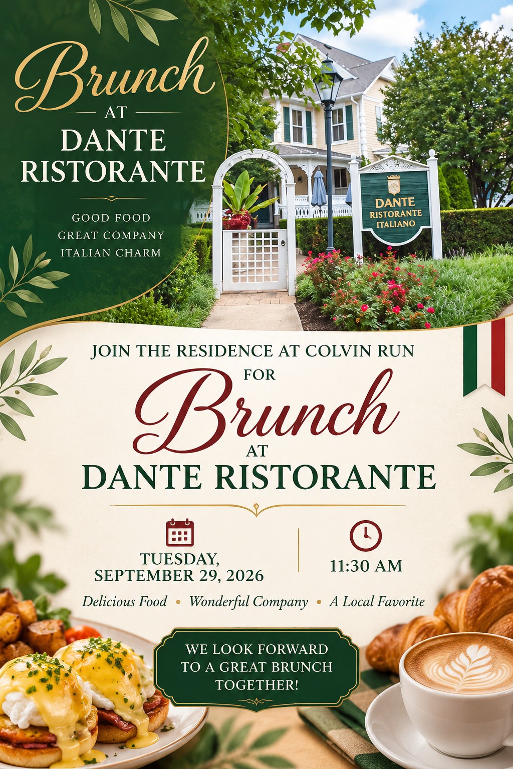 🍽️ BRUNCH AT DANTE RISTORANTE