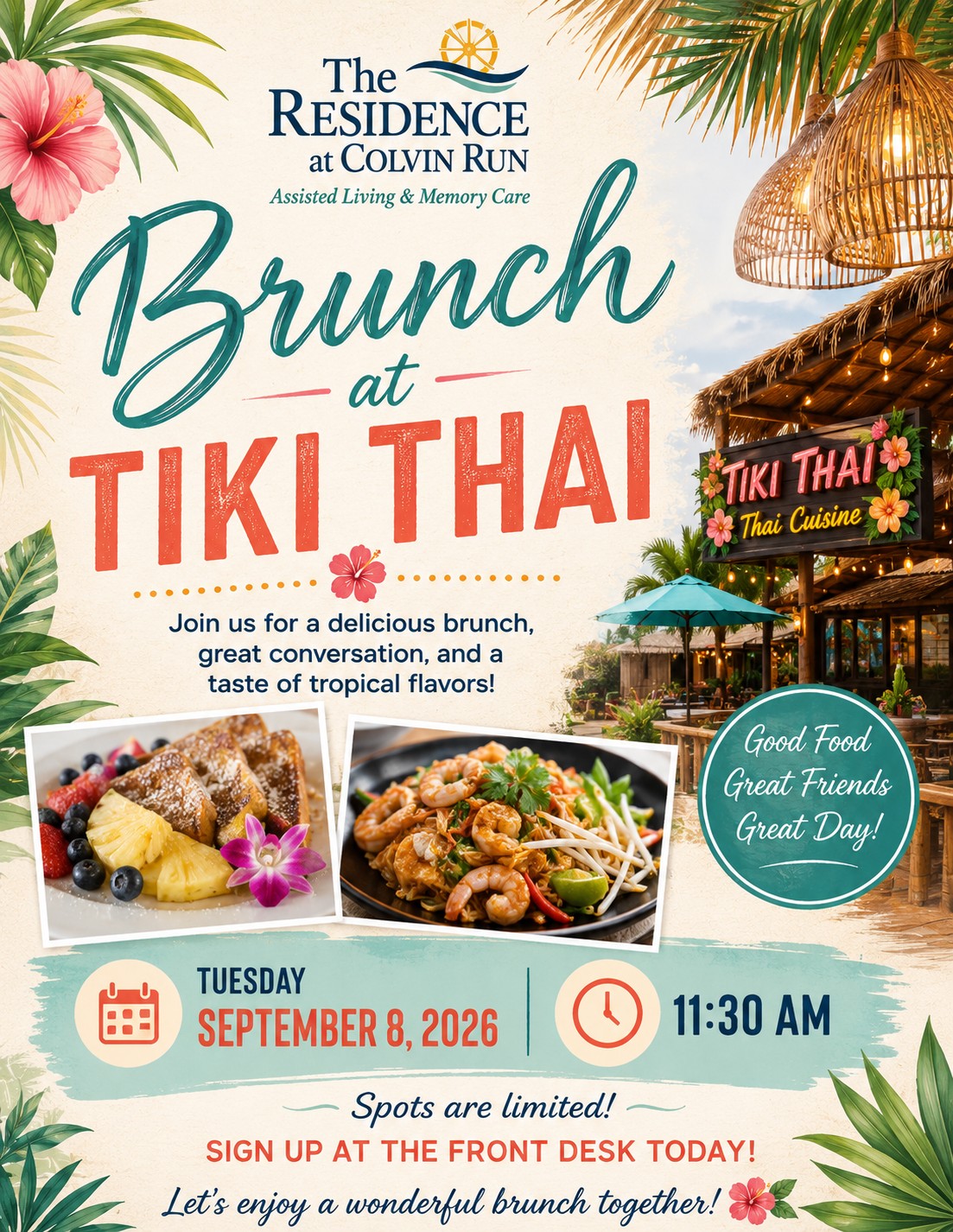 🌺 BRUNCH AT TIKI THAI 🌺